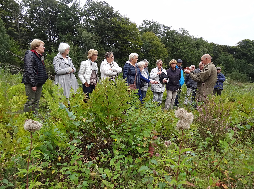  Uistapje 2017, rondleiding in de natuur en uitleg van de natuur. 